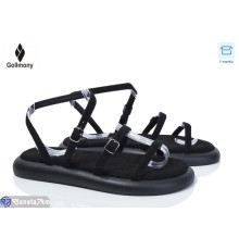 Босоніжки жіночі на літо (8 пар р.36-41) чорний  "Gollmony"