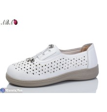 Туфлі жіночі на літо (8 пар р.36-41) білий  "Aba"