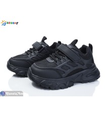 Дитячі кросівки на весну/осінь (8 пар р.26-31) чорний  "Bessky-Kellaifeng"