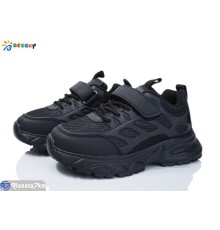 Дитячі кросівки на весну/осінь (8 пар р.31-36) чорний  "Bessky-Kellaifeng"