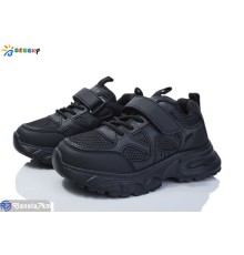 Дитячі кросівки на весну/осінь (8 пар р.31-36) чорний  "Bessky-Kellaifeng"