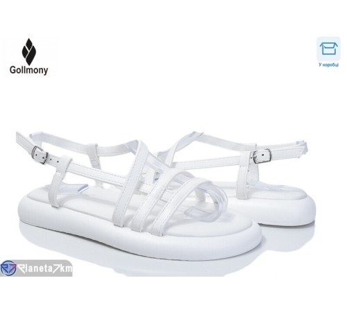 Босоніжки жіночі на літо (8 пар р.36-41) білий  "Gollmony"