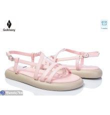 Босоніжки жіночі на літо (8 пар р.36-41) рожевий  "Gollmony"