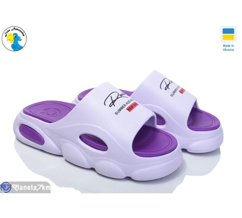 Шлепки жіночі на літо (8 пар р.36-41) фіолетовий  "Jose Amorales"
