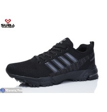Кросівки чоловічі на літо (8 пар р.41-46) чорний  "SUBA"
