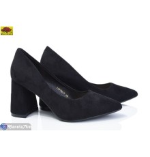 Дитячі туфлі на весну/осінь (6 пар р.33-38) чорний  "Mei De Li"