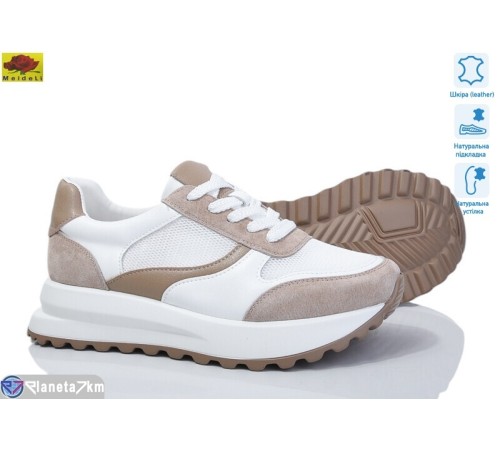 Кросівки жіночі на весну/осінь (8 пар р.36-40) білий  "Mei De Li"