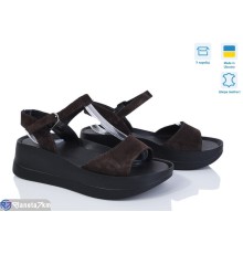 Босоніжки жіночі на літо (6 пар р.36-40) коричневий  "Linda"