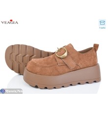 Туфлі жіночі на весну/осінь (8 пар р.36-40) коричневий  "Veagia-ADA"