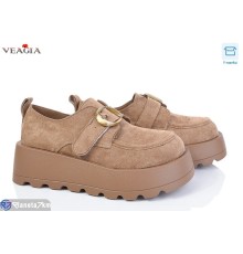 Туфлі жіночі на весну/осінь (8 пар р.36-40) хакі  "Veagia-ADA"