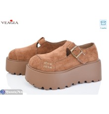 Туфлі жіночі на весну/осінь (8 пар р.36-40) коричневий  "Veagia-ADA"