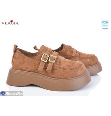 Туфлі жіночі на весну/осінь (8 пар р.36-40) коричневий  "Veagia-ADA"