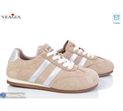 Кросівки жіночі на весну/осінь (8 пар р.36-40) бежевий  "Veagia-ADA"