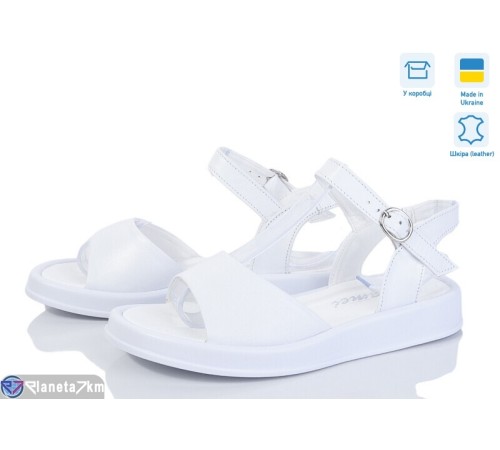 Босоніжки жіночі на літо (8 пар р.36-40) білий  "FOX"