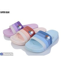 Шлепки жіночі на літо (24 пар р.36-41) мікс  "Super Gear"