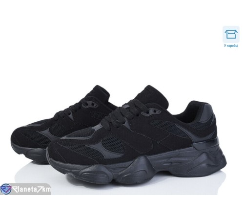 Кросівки жіночі на весну/осінь (8 пар р.36-41) чорний  "IZY"