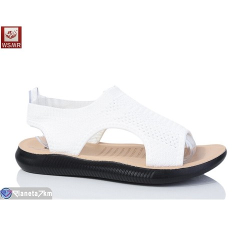 Босоніжки жіночі на літо (8 пар р.36-41) білий  "WSMR"