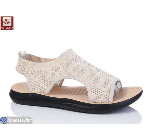 Босоніжки жіночі на літо (8 пар р.40-43) бежевий  "WSMR"