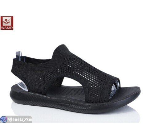 Босоніжки жіночі на літо (8 пар р.40-43) чорний  "WSMR"