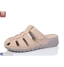 Шлепки жіночі на літо (8 пар р.37-42) бежевий  "WSMR"