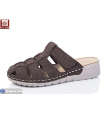 Шлепки жіночі на літо (8 пар р.37-42) коричневий  "WSMR"