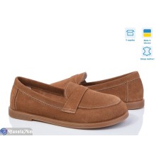 Туфлі жіночі на весну/осінь (6 пар р.36-40) коричневий  "Linda"