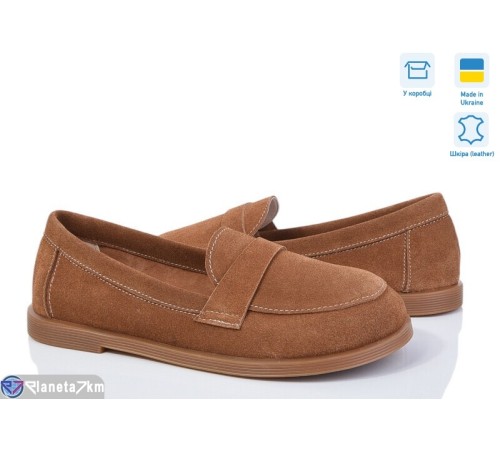 Туфлі жіночі на весну/осінь (6 пар р.36-40) коричневий  "Linda"