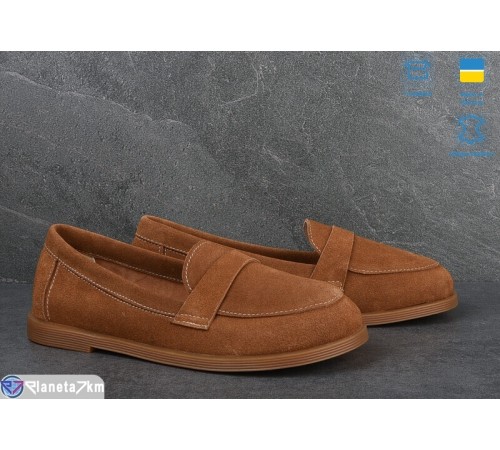 Туфлі жіночі на весну/осінь (6 пар р.36-40) коричневий  "Linda"