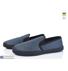 Сліпони чоловічі на весну/осінь (8 пар р.41-45) сірий  "Gelena"