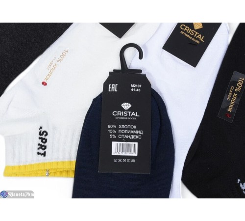 Шкарпетки чоловічі на весну/осінь (10 шт. р.сетка 41-45) мікс  "VERONIKA"