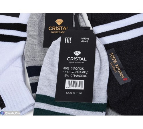 Шкарпетки чоловічі на весну/осінь (10 шт. р.сетка 41-45) мікс  "VERONIKA"