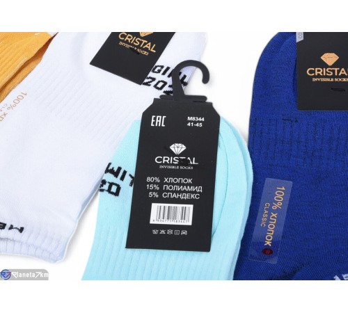 Шкарпетки чоловічі на весну/осінь (10 шт. р.сетка 41-45) мікс  "VERONIKA"