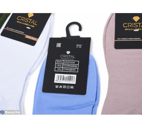 Шкарпетки чоловічі на весну/осінь (10 шт. р.сетка 41-45) мікс  "VERONIKA"