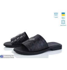 Шлепки жіночі на літо (6 пар р.36-40) чорний  "Speranza"