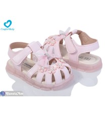 Дитячі босоніжки на літо (4 пар р.17-19) рожевий  "Comfort-baby"