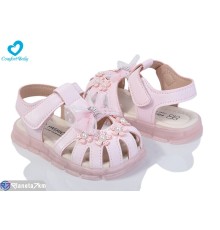 Дитячі босоніжки на літо (7 пар р.22-26) рожевий  "Comfort-baby"
