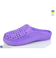 Шлепки жіночі на літо (6 пар р.36-41) фіолетовий  "LINKA"