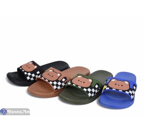 Шлепки дитячі на літо (12 пар р.30-35) мікс  "LINKA"