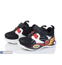 Дитячі кросівки на весну/осінь (8 пар р.22-27) чорний  "DOMINGO"