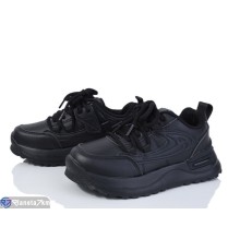 Дитячі кросівки на весну/осінь (8 пар р.31-36) чорний  "DOMINGO"