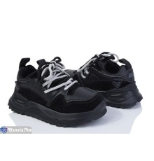 Дитячі кросівки на весну/осінь (8 пар р.31-36) чорний  "DOMINGO"