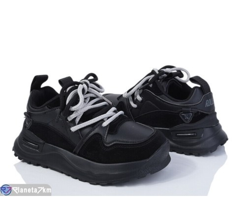 Дитячі кросівки на весну/осінь (8 пар р.31-36) чорний  "DOMINGO"