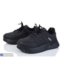 Дитячі кросівки на весну/осінь (8 пар р.32-37) чорний  "DOMINGO"