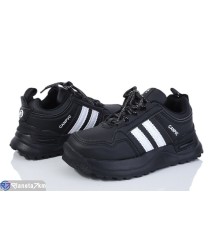 Дитячі кросівки на весну/осінь (8 пар р.32-37) чорний  "DOMINGO"