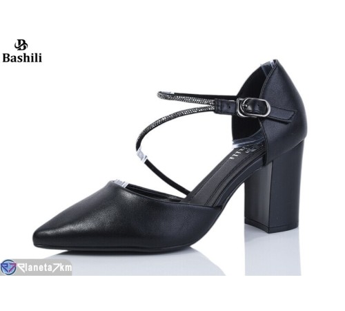 Туфлі жіночі на літо (6 пар р.36-40) чорний  "Башили"