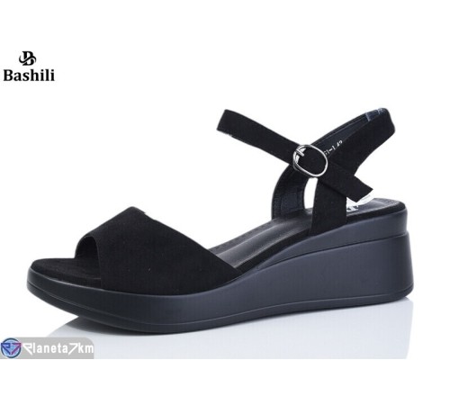 Босоніжки жіночі на літо (6 пар р.40-43) чорний  "Башили"