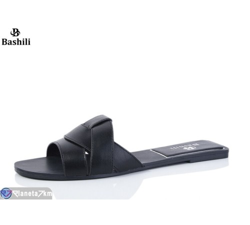Шлепки жіночі на літо (6 пар р.36-41) чорний  "Башили"