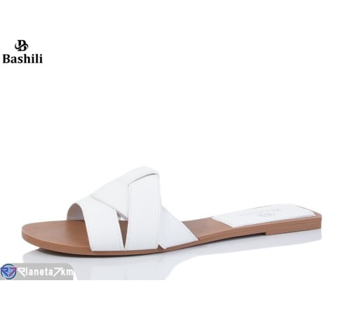 Шлепки жіночі на літо (6 пар р.36-41) білий  "Башили"