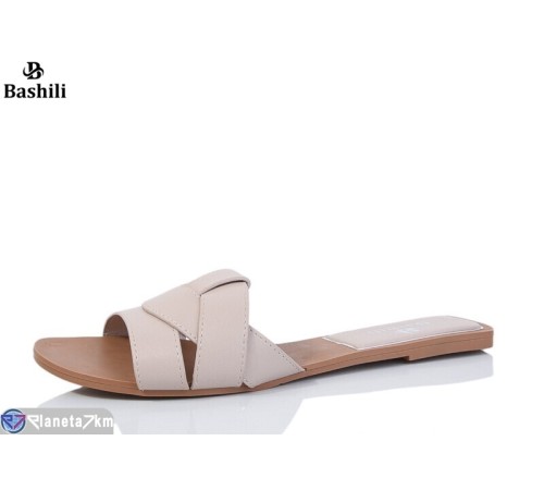 Шлепки жіночі на літо (6 пар р.36-41) бежевий  "Башили"