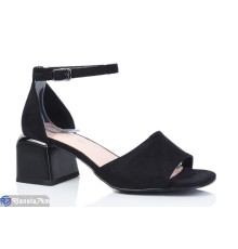 Босоніжки жіночі на літо (6 пар р.36-40) чорний  "MARADONA"